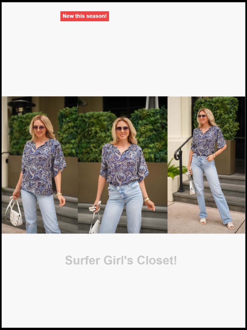3/4 Sleeve V Neck Bohemian Blouses Casual Loose Fit Tunic Boho Shirt Floral - Picture 7 of 7